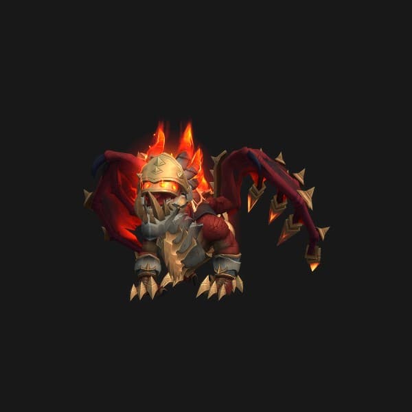 Drache des blutroten Gladiators