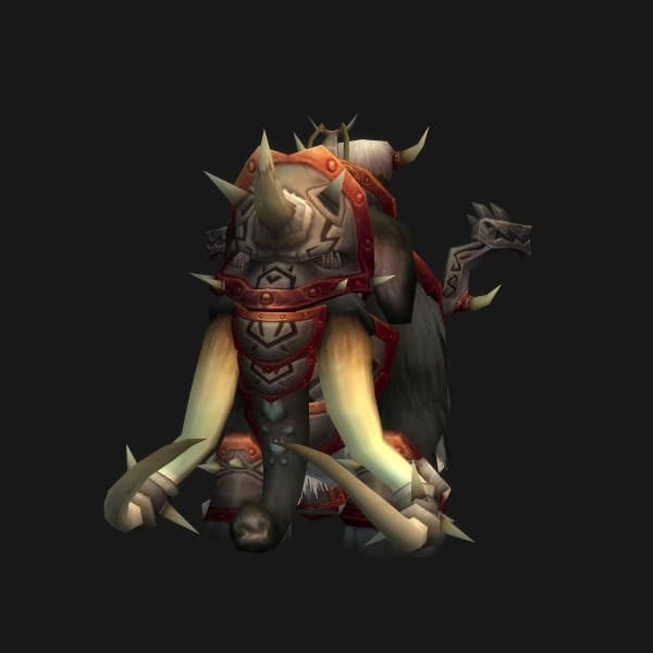 Großes schwarzes Kriegsmammut