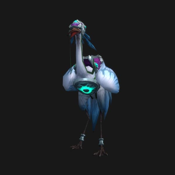 Silberner Reitkranich